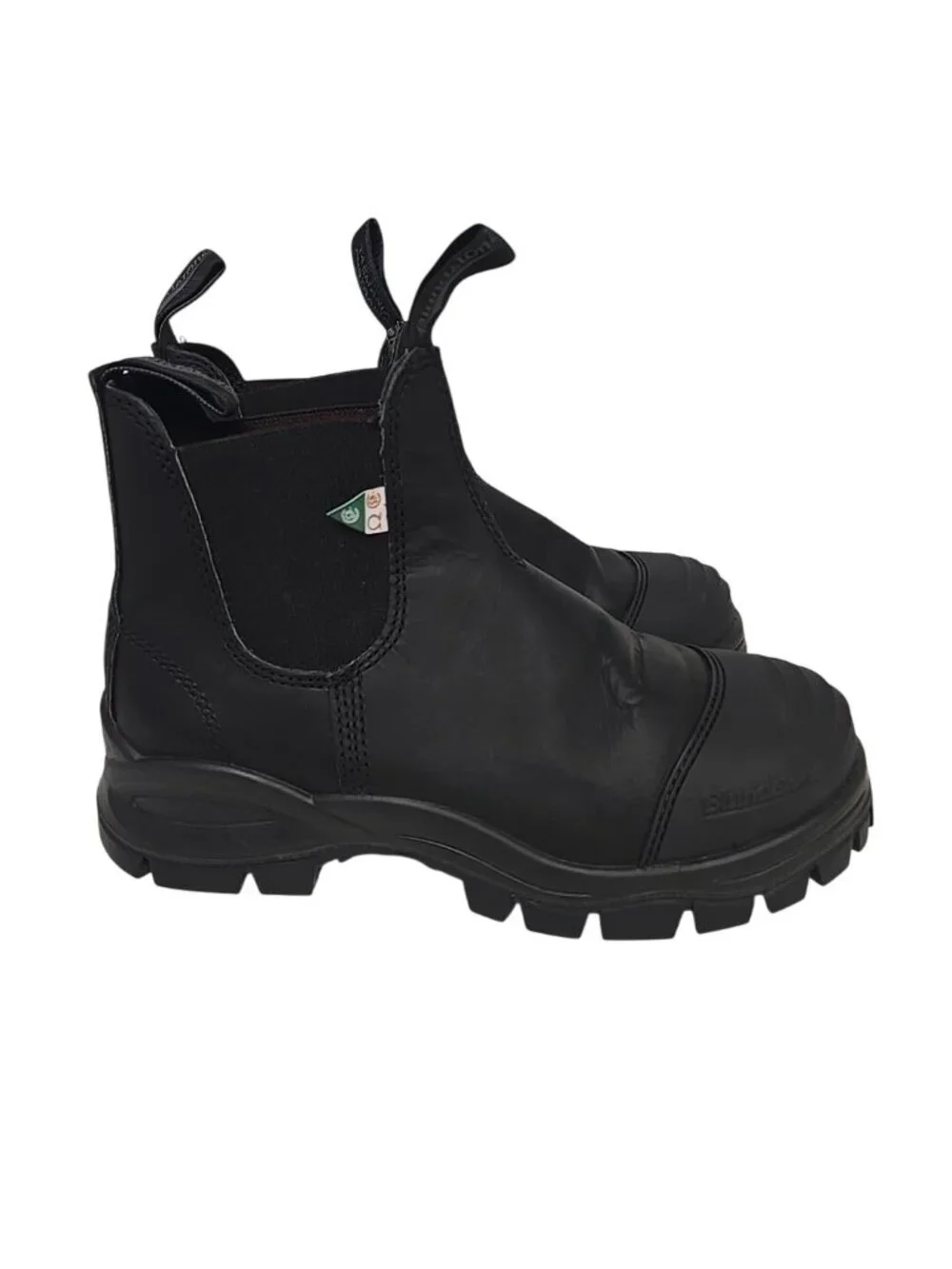 Blundstone Men's  968 Work & Safety XFR 6" Pull On Boot Black Size 7.5M - Picture 2 of 6